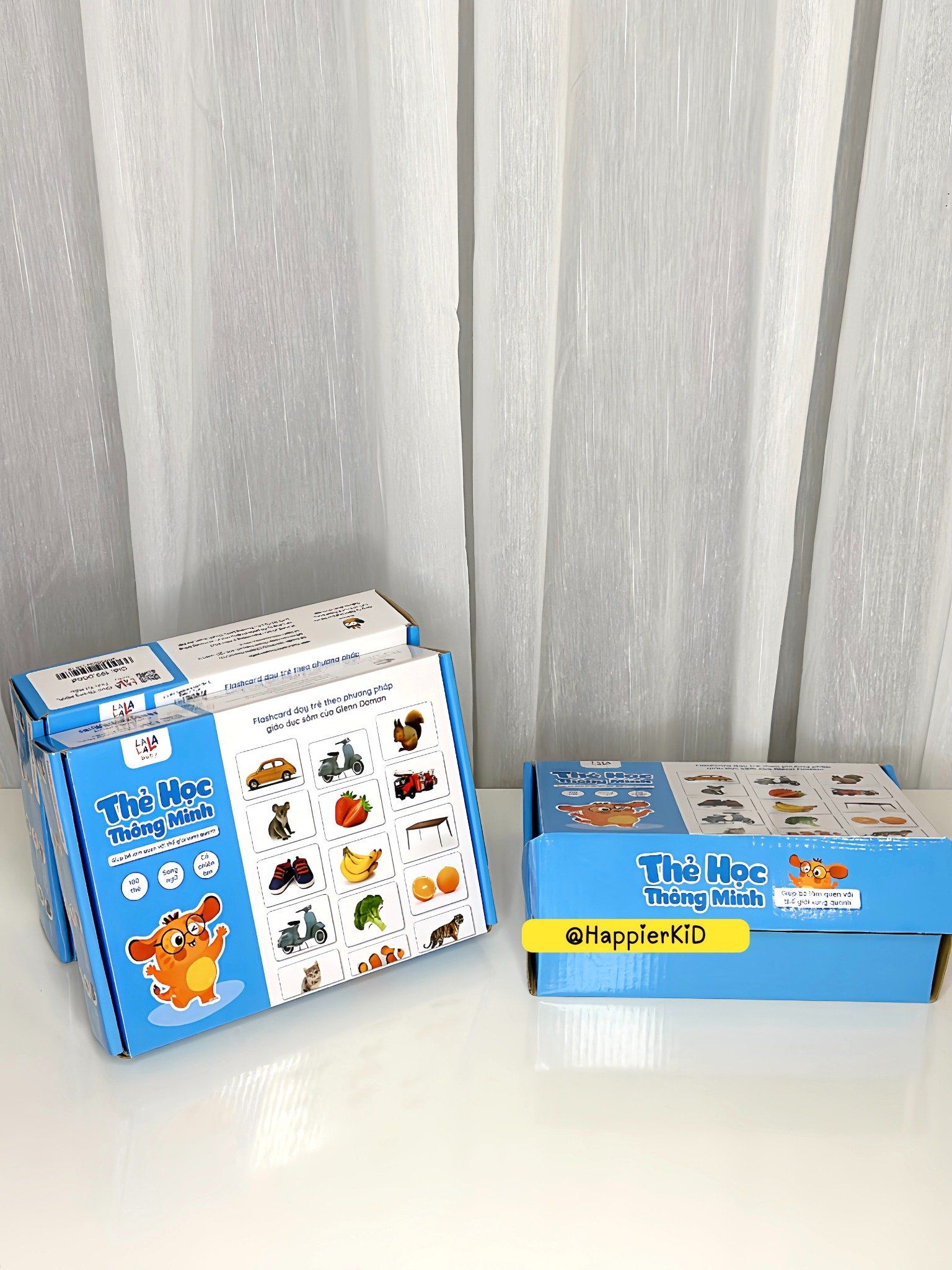  Bộ thẻ flashcard Lalala Baby, song ngữ chuẩn phương pháp Glenn Doman 