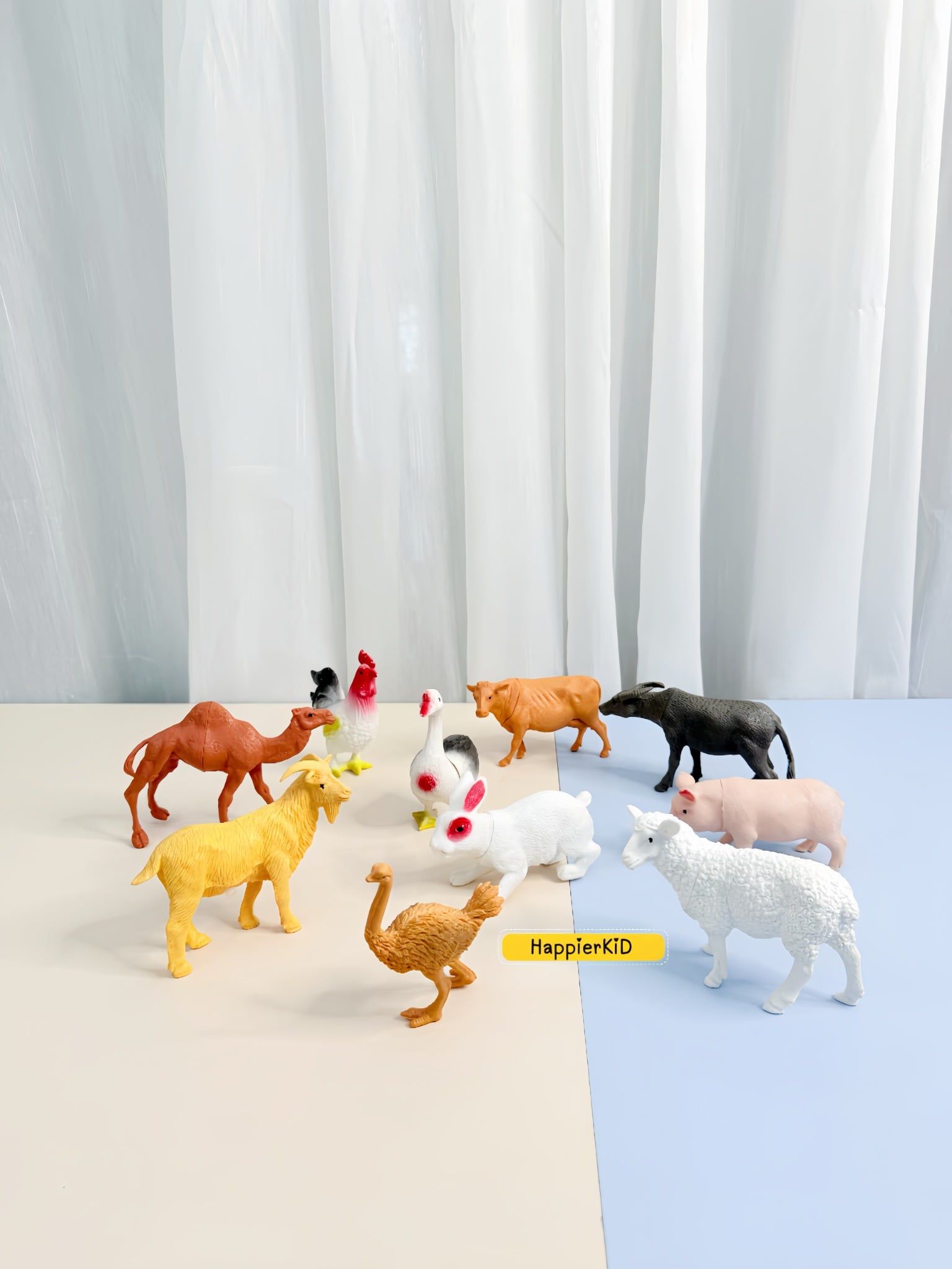  Đồ chơi mô hình 10 ĐỘNG VẬT NUÔI Hoàng Thu Việt Nam HT7504 