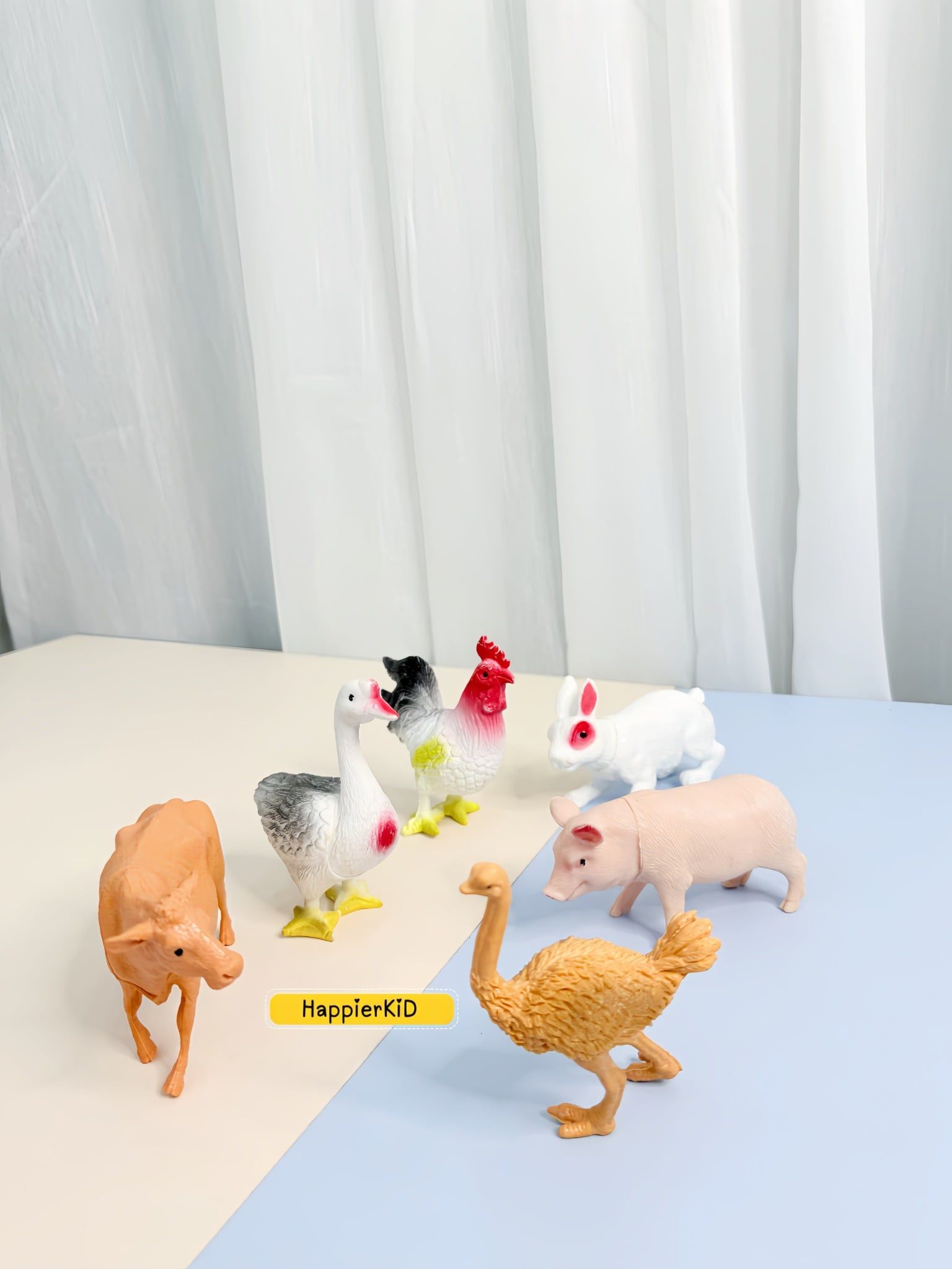  Đồ chơi mô hình 10 ĐỘNG VẬT NUÔI Hoàng Thu Việt Nam HT7504 