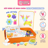  Xếp hình gỗ nam châm Lala wooderland 278 chi tiết 