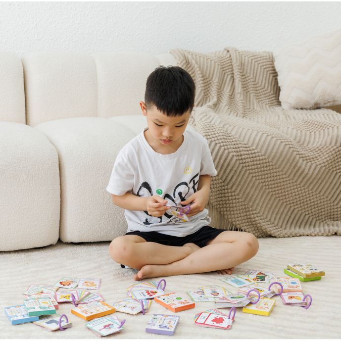  Thẻ học Mini Flashcard song ngữ Anh - Việt nhiều chủ đề 