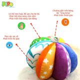  Bóng múi luyện chân montessori Cầu Vồng PiPoVietnam, có dây treo 