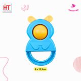  Set 4 đồ chơi lục lạc cho bé HT7554, nhựa nguyên sinh Hoàng Thu 