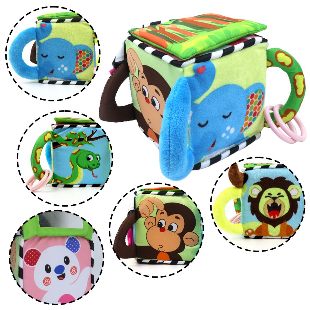  Khối hình vải luyện kỹ năng vận động cho bé từ 6 tháng tuổi PiPoVietnam 