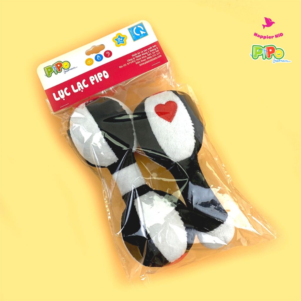  Lục lạc vải cầm tay PiPoVietnam - Kích thích thị giác, tương tác thính giác 