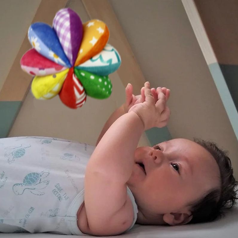  Bóng múi luyện chân montessori Cầu Vồng PiPoVietnam, có dây treo 