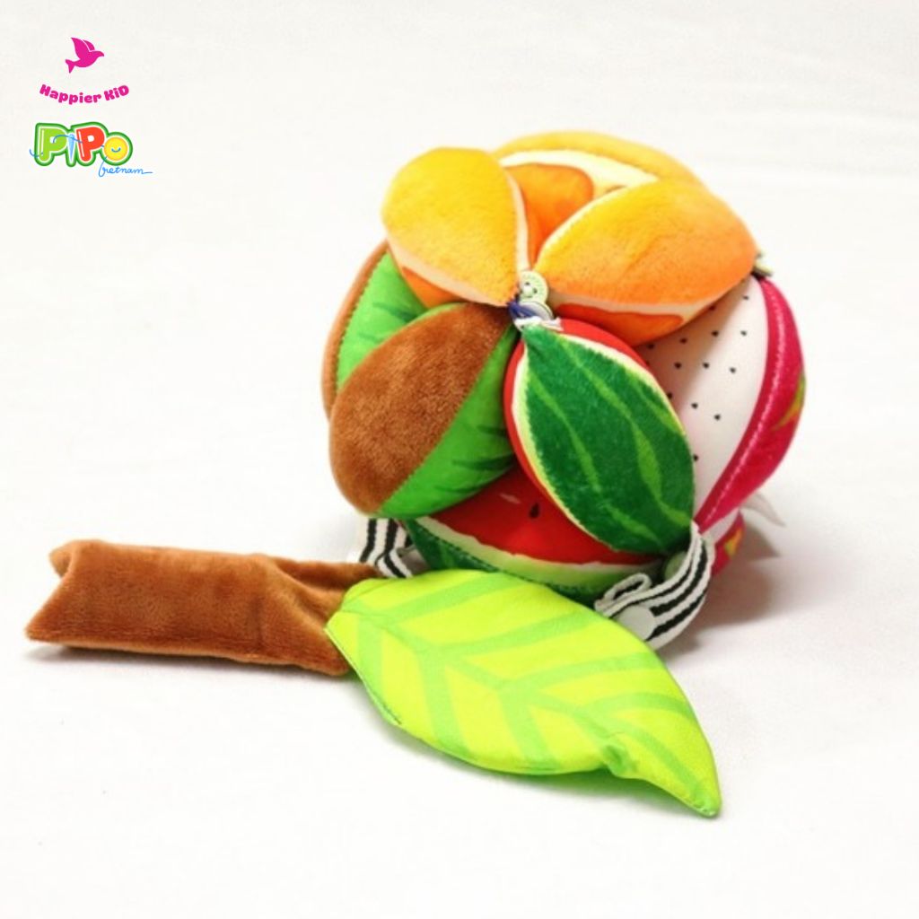  Bóng múi luyện chân Montessori PiPoVietnam, có dây treo cũi, kèm chuông 