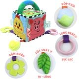  Khối hình vải luyện kỹ năng vận động cho bé từ 6 tháng tuổi PiPoVietnam 