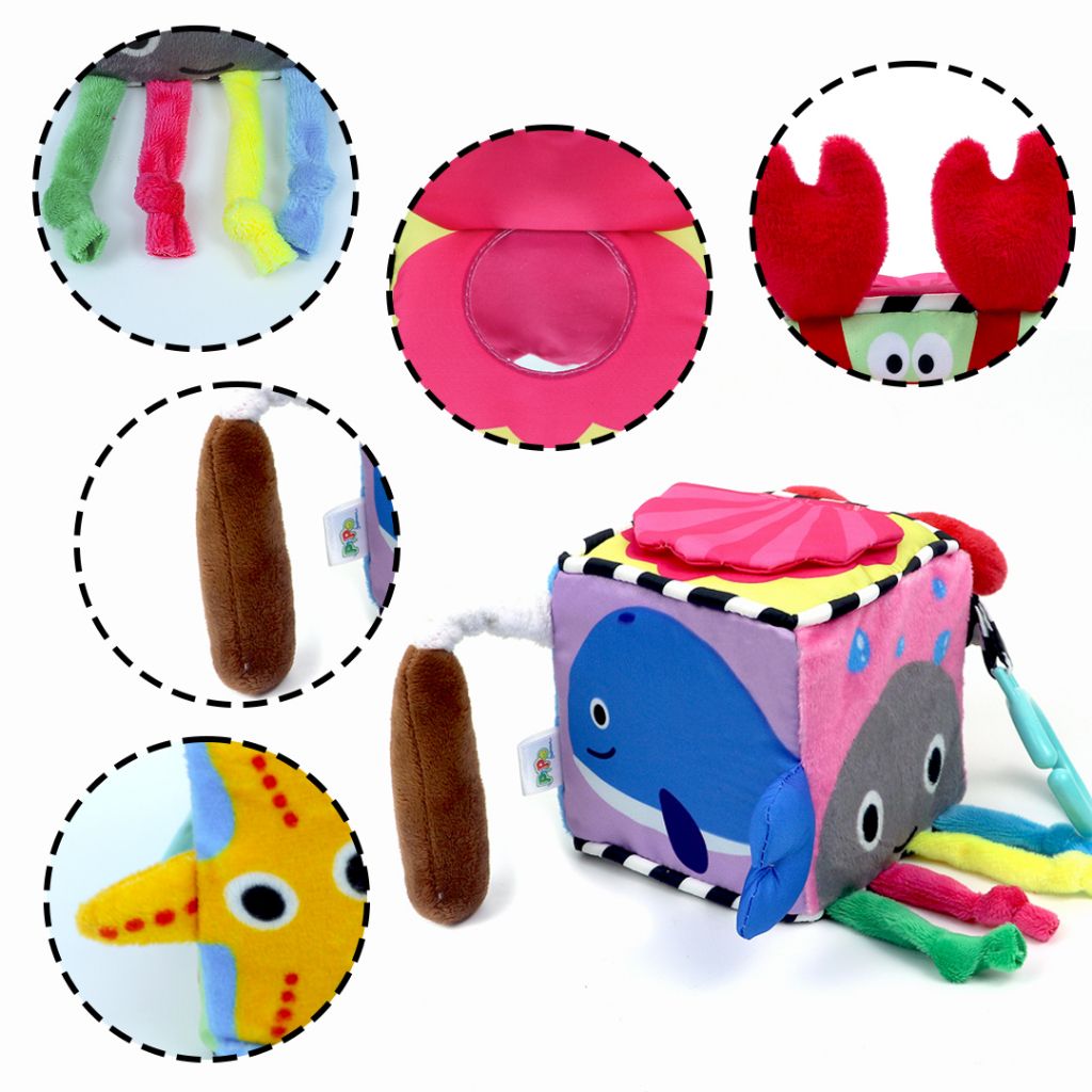  Khối hình vải luyện kỹ năng vận động cho bé từ 6 tháng tuổi PiPoVietnam 