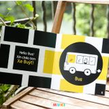  Sách Ehon song ngữ kích thích thị giác Black and White books, cho bé 0-3 tuổi 