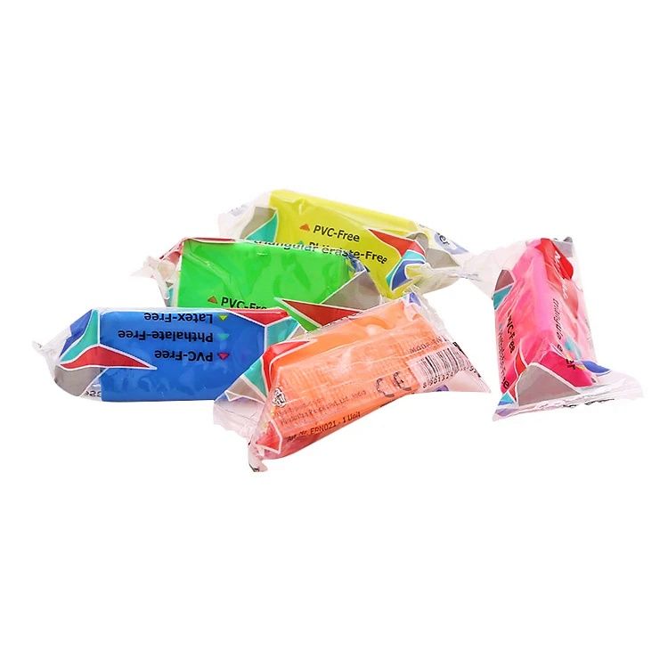  Set 5 gôm tẩy cao cấp hình tam giác màu neon Nataraj 