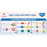  16 khuôn nặn tạo hình đất sét 16SMR Nara Thái Lan 