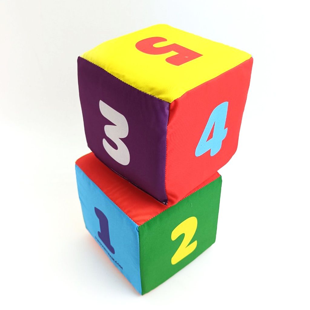  Khối xí ngầu vải PiPoVietnam giúp con thích thú học màu sắc, số đếm 