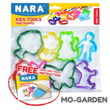  Bộ 8 khuôn nặn đất sét mo-garden NARA Thái Lan 