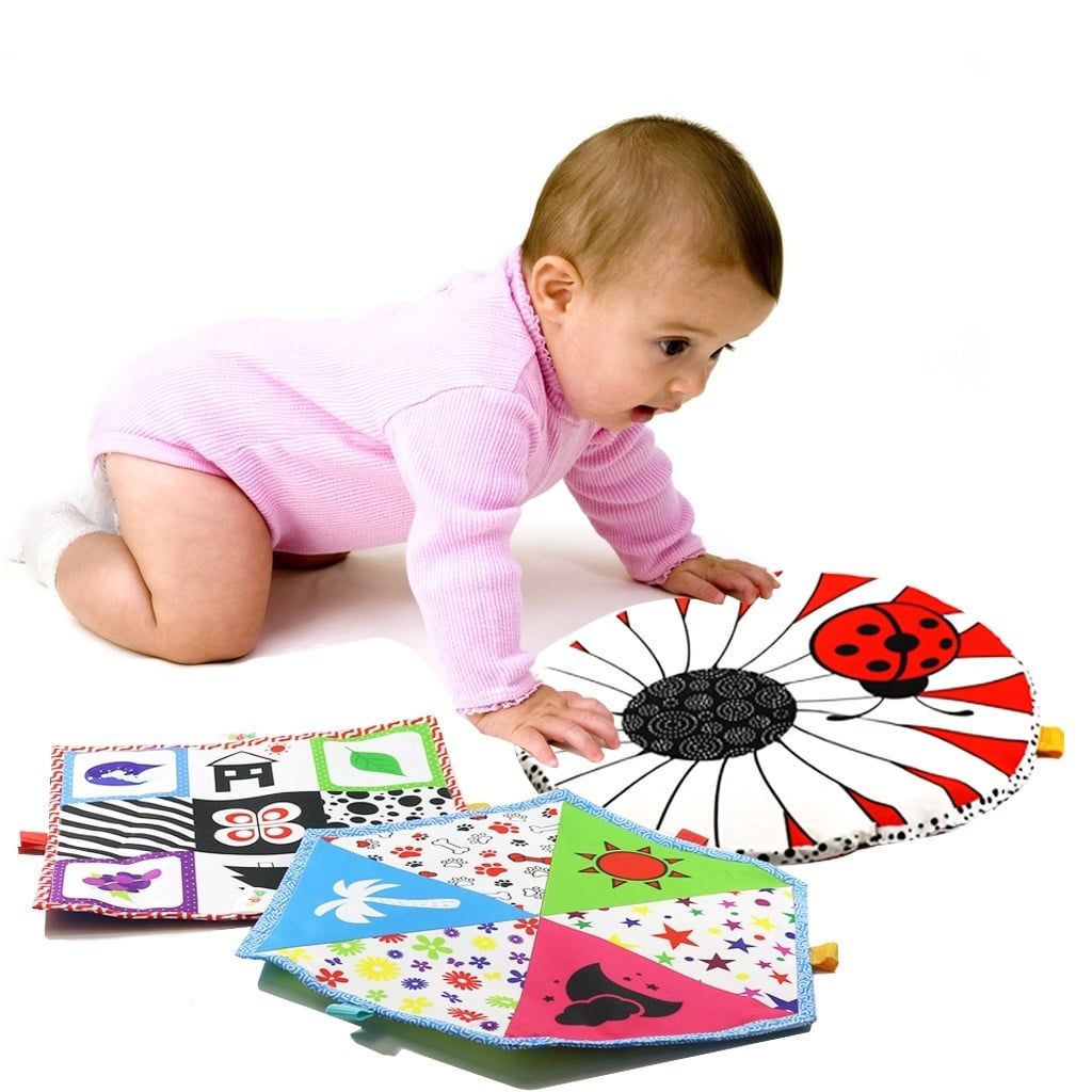 Set 4 tranh vải tummy time PiPoVietnam 