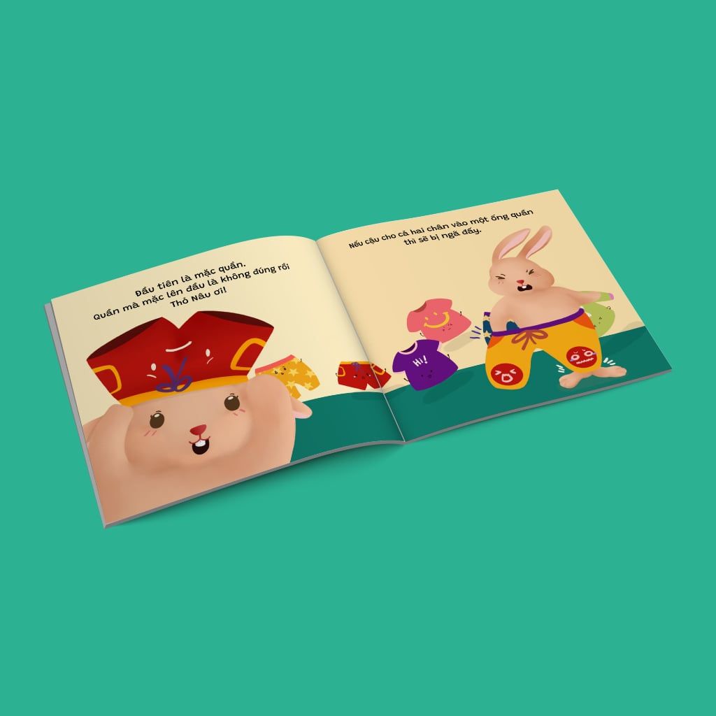  Sách Ehon Wabooks Nhật Bản - Để con yêu tự lập cho trẻ từ 1.5 tuổi 