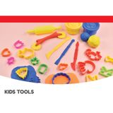  Bộ 5 dụng cụ cắt tạo hình đất sét Nara Thái Lan - hai đầu, bo góc an toàn cho bé 