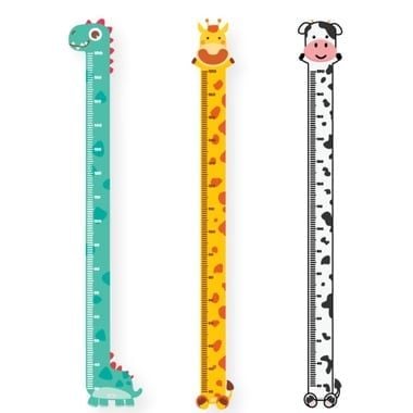  Thước đo chiều cao Lalala baby - dạng decal dán tường không phai màu 