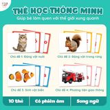  Bộ thẻ flashcard Lalala Baby, song ngữ chuẩn phương pháp Glenn Doman 