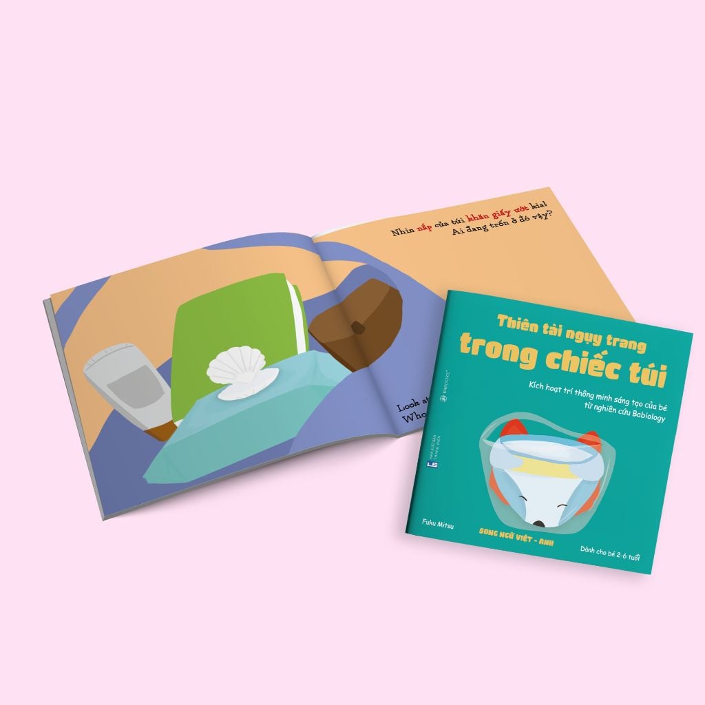  Sách Ehon - Thiên Tài Ngụy Trang - Kích hoạt trí thông minh sáng tạo của bé 