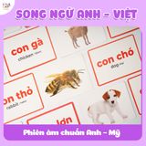  Bộ thẻ flashcard Lalala Baby, song ngữ chuẩn phương pháp Glenn Doman 
