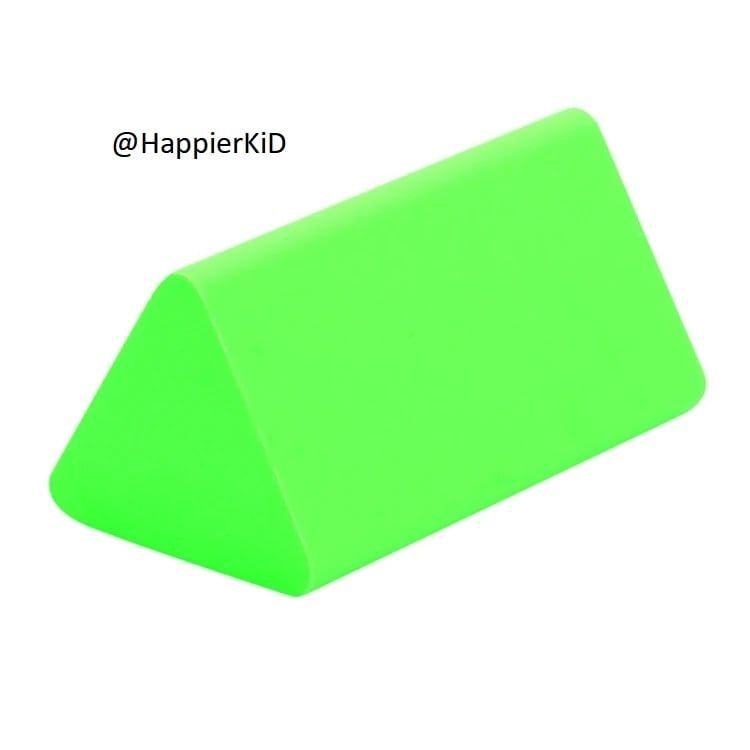  Set 5 gôm tẩy cao cấp hình tam giác màu neon Nataraj 