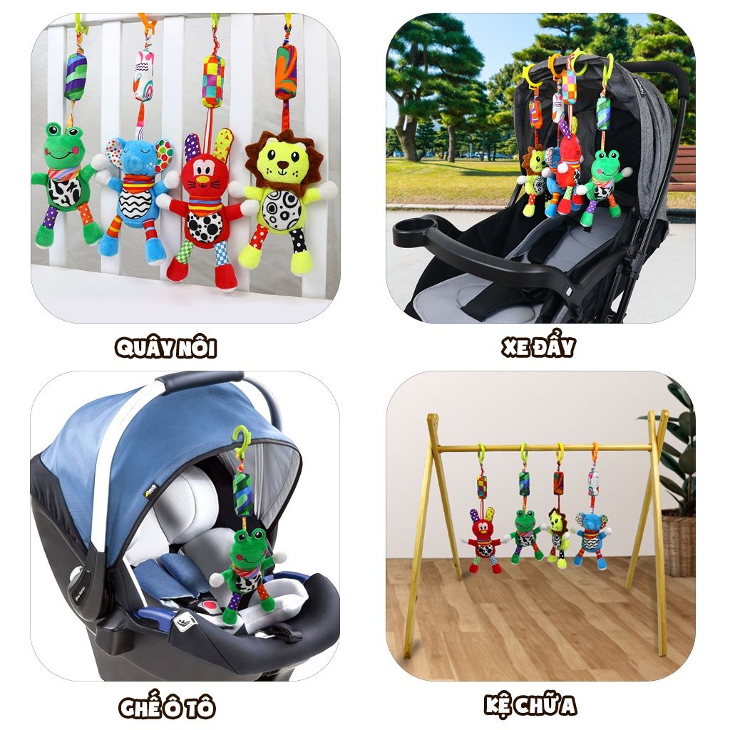  Lục lạc treo Pipovietnam, size to 35cm cho bé vui chơi thỏa thích 