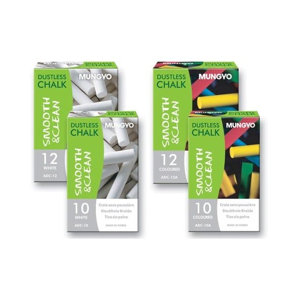  Hộp 10 viên phấn không bụi chính hãng Hàn Quốc Mungyo Dustless chalks - ADC 