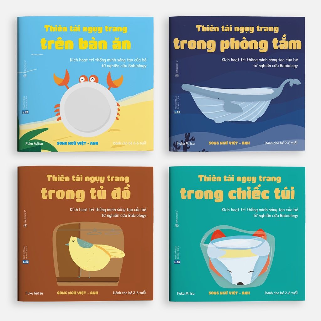  Sách Ehon - Thiên Tài Ngụy Trang - Kích hoạt trí thông minh sáng tạo của bé 