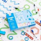  Sách luyện cầm viết Shape Me Lalala Baby, bôi xóa được, tặng kèm 5 bút + cục bôi 