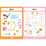  Bộ 16 cuốn sách tập tô màu, luyện viết, học chữ, học số,  câu đố tư duy 
