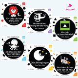  Sách Ehon song ngữ kích thích thị giác Black and White books, cho bé 0-3 tuổi 