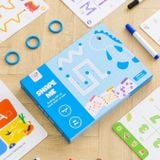  Sách luyện cầm viết Shape Me Lalala Baby, bôi xóa được, tặng kèm 5 bút + cục bôi 