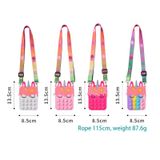  Túi đồ chơi thời trang Pop it, túi móc khóa mini Pop it, thương hiệu Mingge, siêu dễ thương 