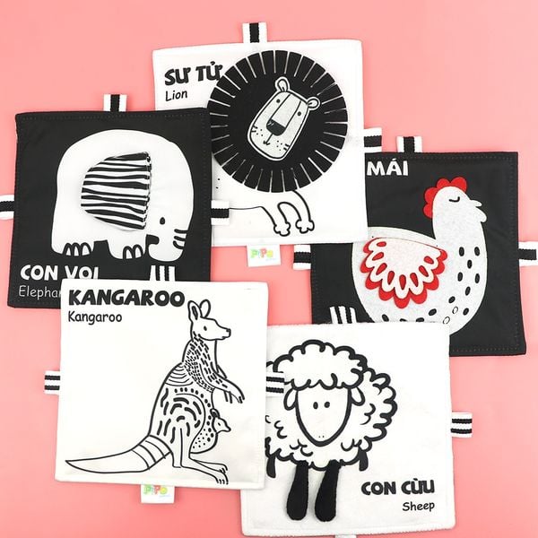  Bộ thẻ vải đa tương tác PiPoVietnam, nhiều chất liệu vải 