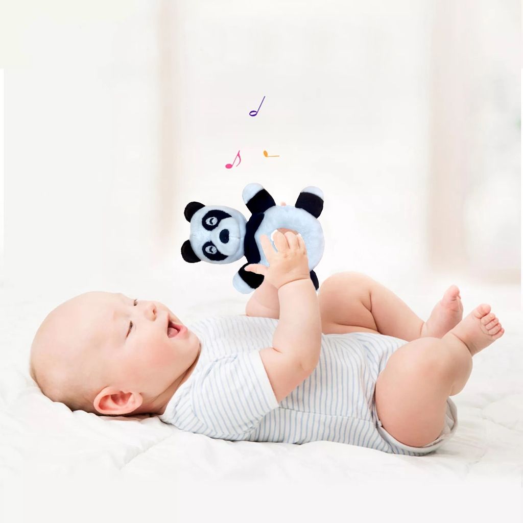  Lục lạc vải cầm tay có dây treo Panda Pipovietnam 