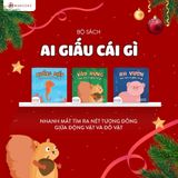  Sách Ehon - Combo Ai giấu cái gì - Dành cho trẻ từ 0 - 4 tuổi 
