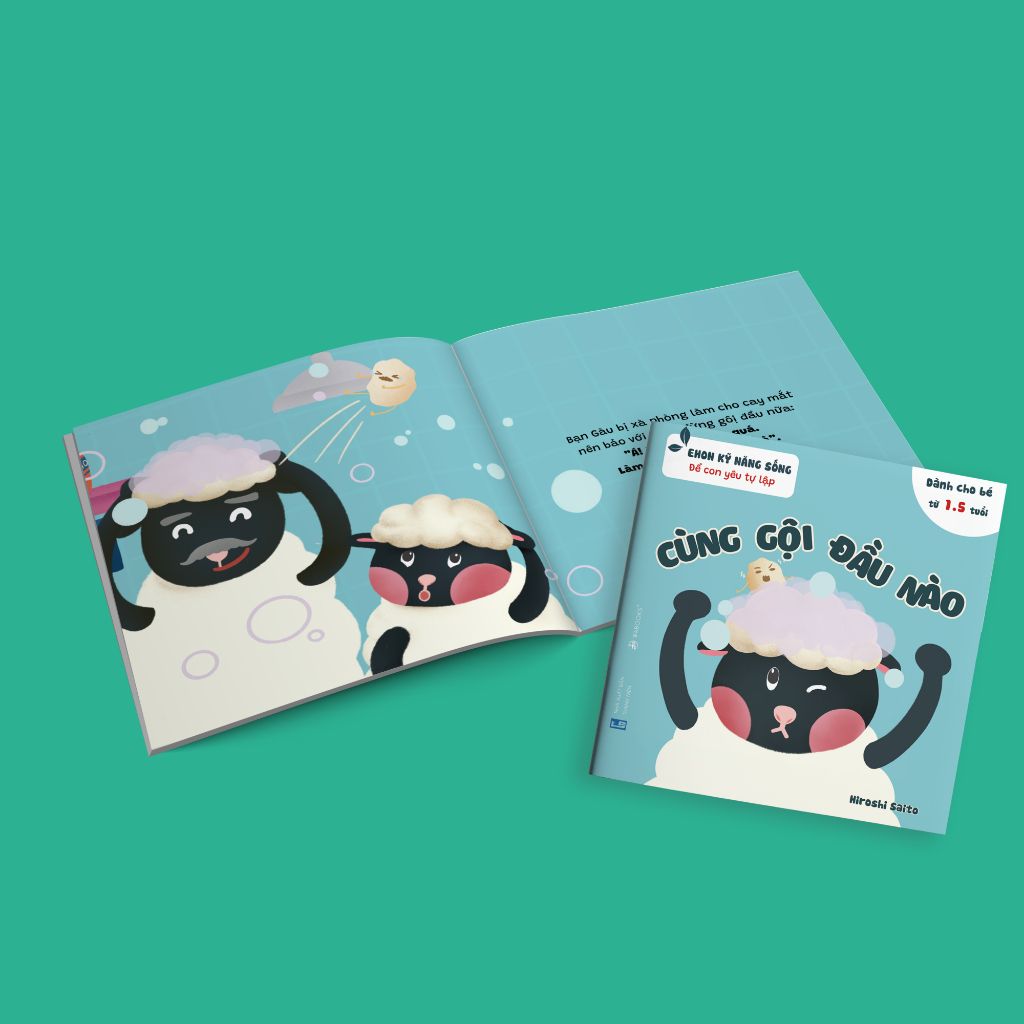  Sách Ehon Wabooks Nhật Bản - Để con yêu tự lập cho trẻ từ 1.5 tuổi 