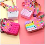  Túi đồ chơi thời trang Pop it, túi móc khóa mini Pop it, thương hiệu Mingge, siêu dễ thương 