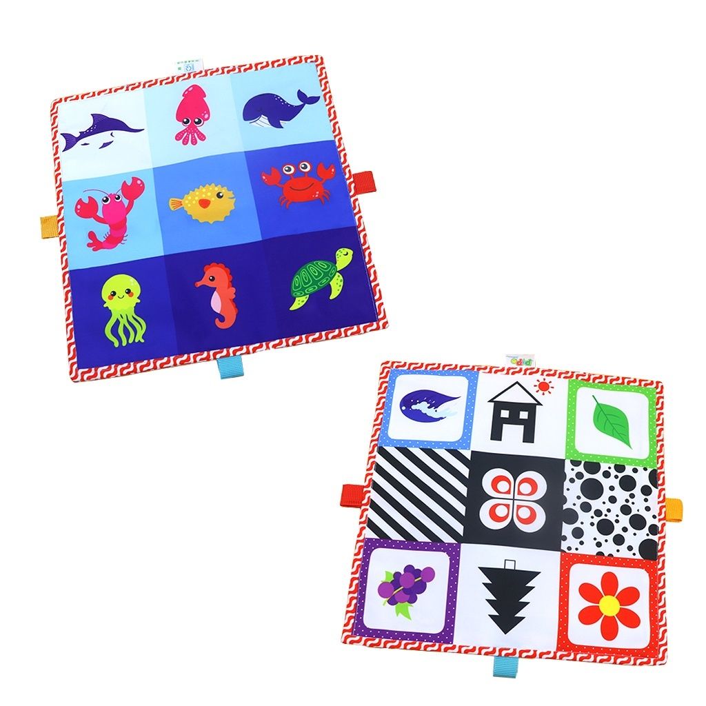  Set 4 tranh vải tummy time PiPoVietnam 