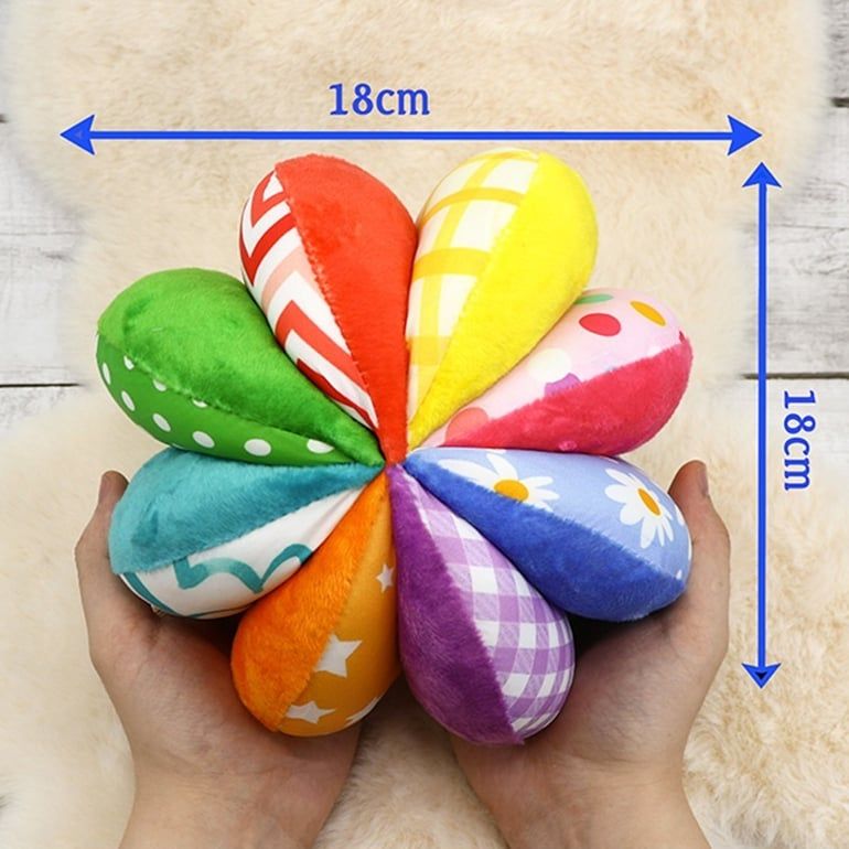  Bóng múi luyện chân montessori Cầu Vồng PiPoVietnam, có dây treo 