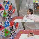  Set 4 tranh vải tummy time PiPoVietnam 