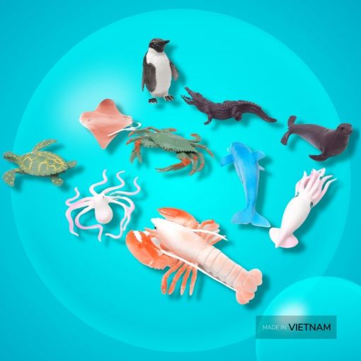  Đồ chơi mô hình 10 ĐỘNG VẬT BIỂN Hoàng Thu HT7506 