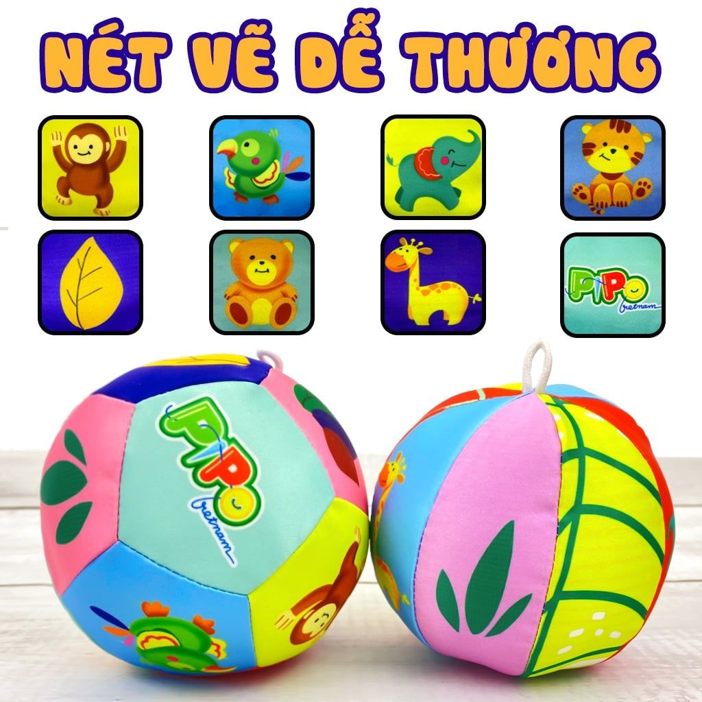  Bóng vải có gắn lục lạc PiPoVietnam, hình ảnh hấp dẫn 