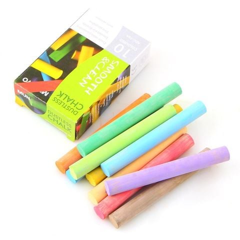  Hộp 10 viên phấn không bụi chính hãng Hàn Quốc Mungyo Dustless chalks - ADC 