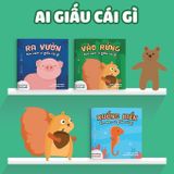  Sách Ehon - Combo Ai giấu cái gì - Dành cho trẻ từ 0 - 4 tuổi 