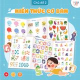  Bảng gấp thông thái song ngữ Lalala baby 96x50cm 