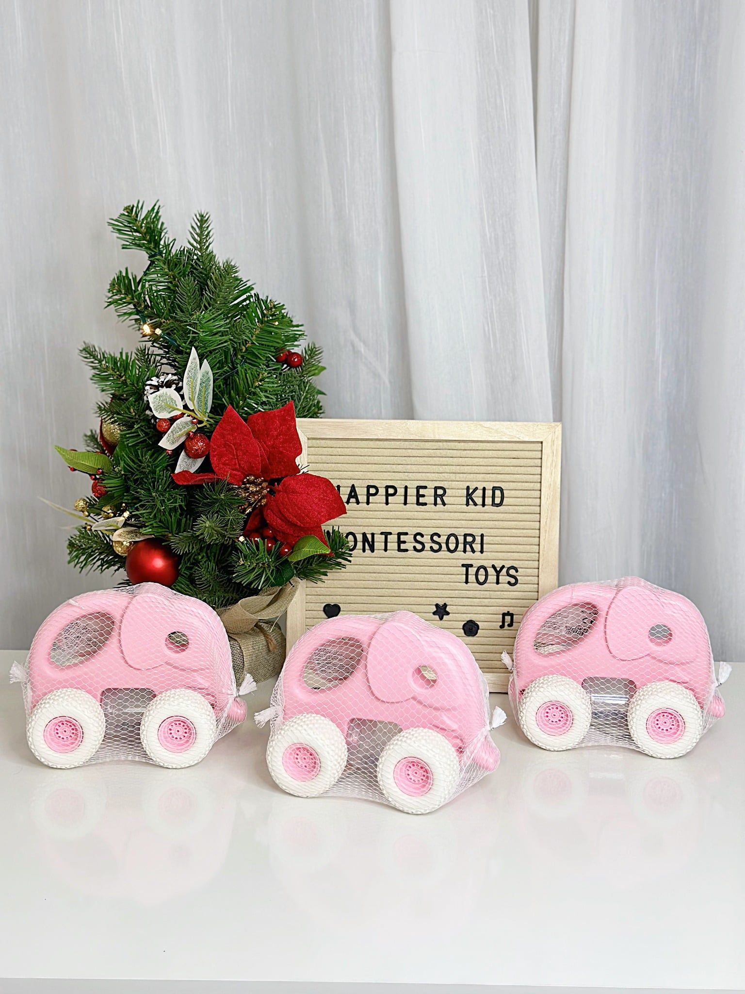  Xe voi con lục lạc Gripcar cho bé - Hồng - POLESIE Toys  Châu Âu 