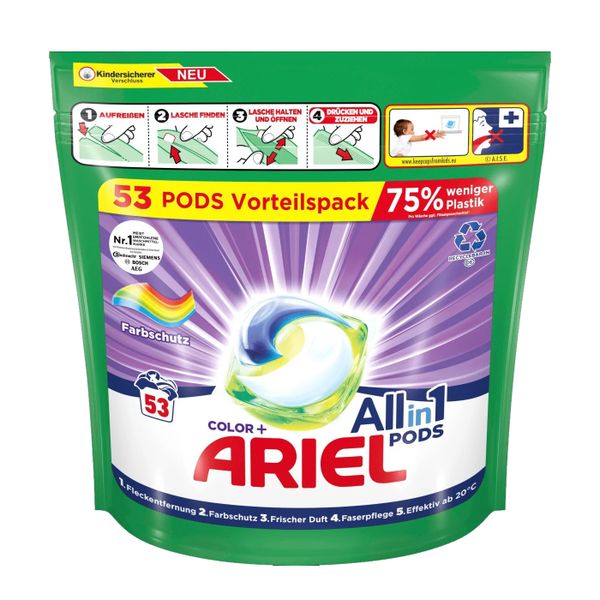  Viên giặt tổng hợp Ariel Colorwaschmittel Pods, 53 Wl 