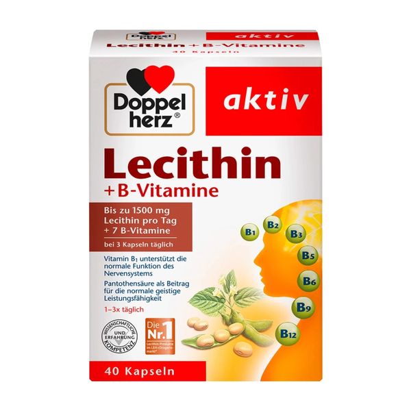  Viên uống mầm đậu nành Doppelherz Lecithin + B vitamine 